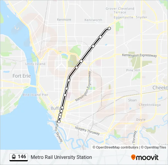146 Light Rail Line Map