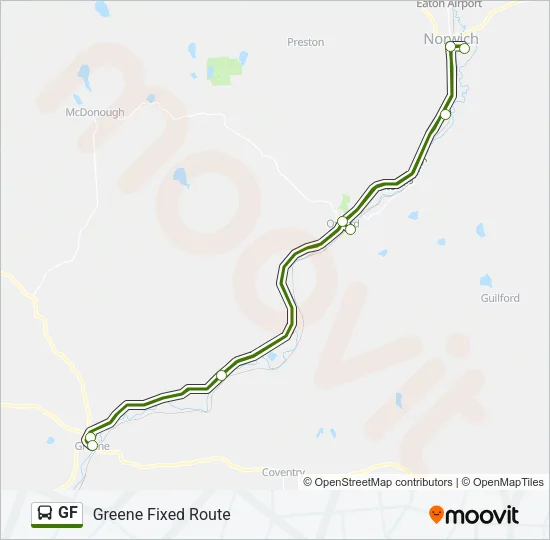 GF Bus Line Map
