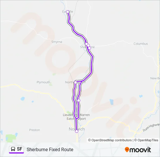SF Bus Line Map