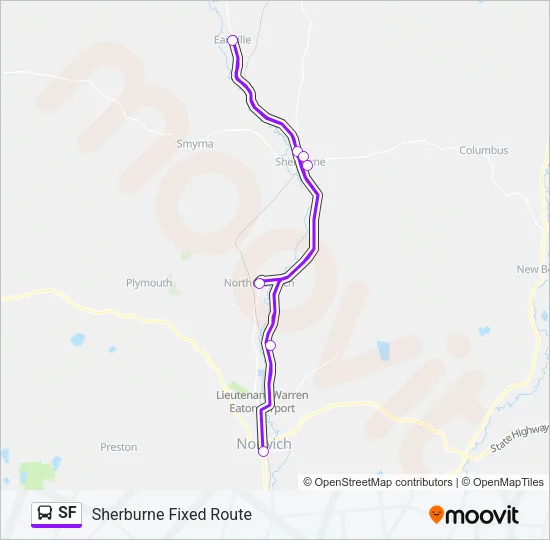 SF Bus Line Map