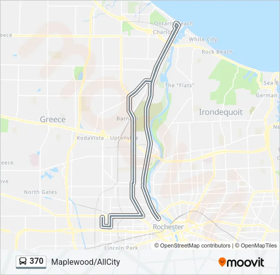 370 Bus Line Map