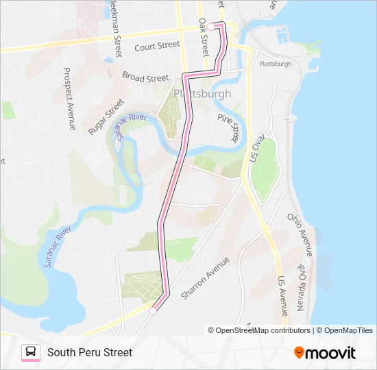 EXPRESS SHUTTLE Bus Line Map