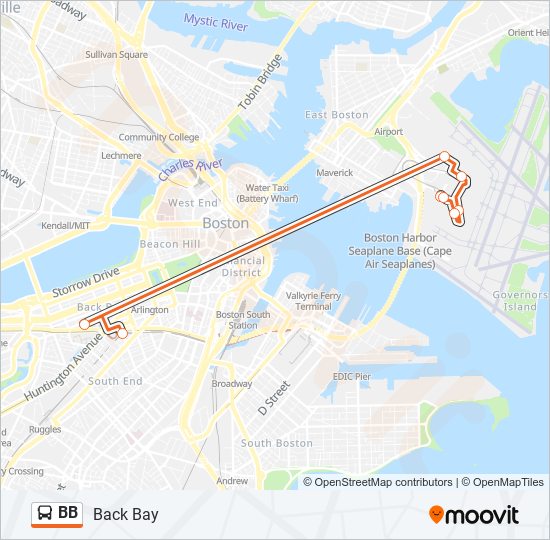 Mapa de BB de autobús