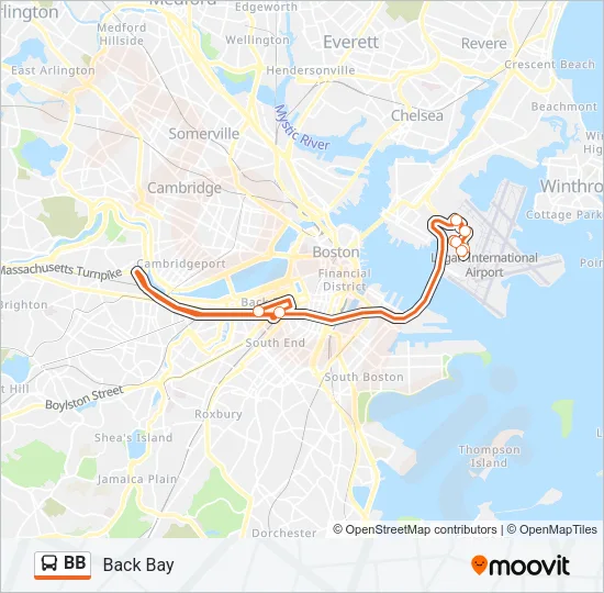 BB Bus Line Map