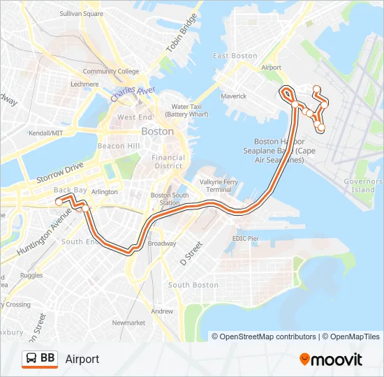 BB Bus Line Map