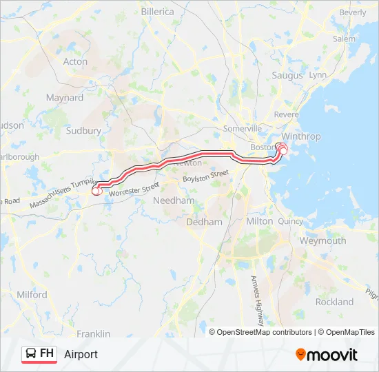 FH Bus Line Map