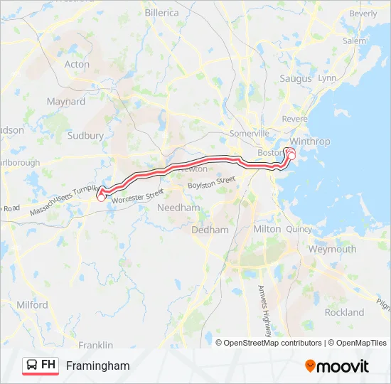 FH Bus Line Map