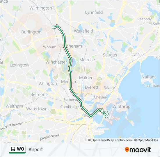 WO Bus Line Map
