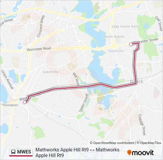 MWES Bus Line Map