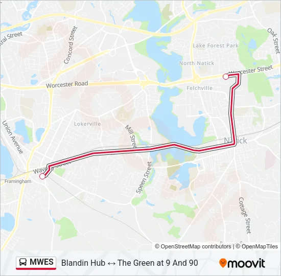 MWES Bus Line Map