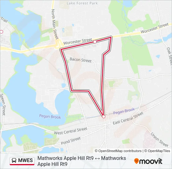 MWES Bus Line Map