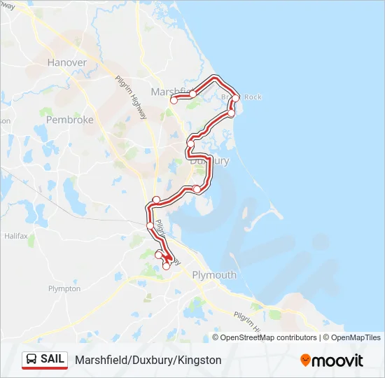 SAIL Bus Line Map
