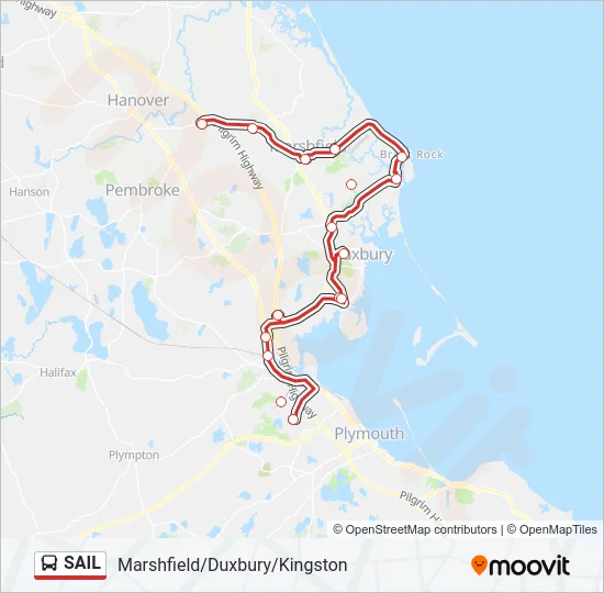 SAIL Bus Line Map
