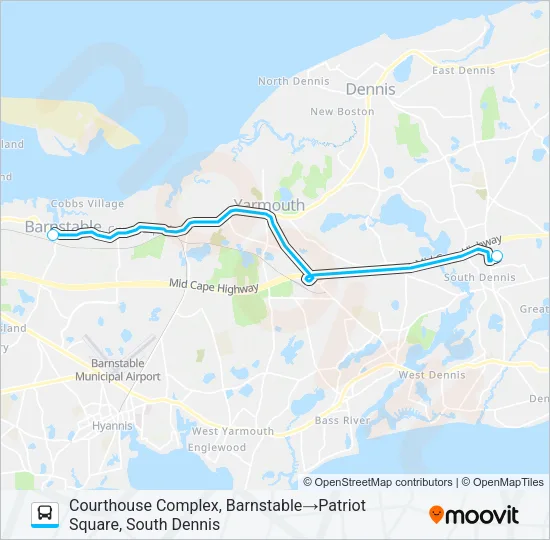 PATRIOT LTD Bus Line Map