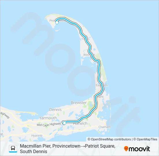 PATRIOT LTD Bus Line Map