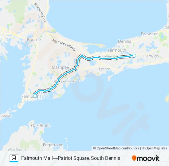 PATRIOT LTD Bus Line Map