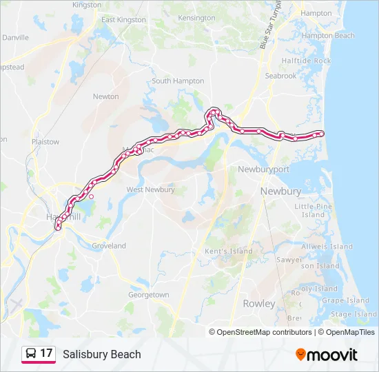 17 Bus Line Map