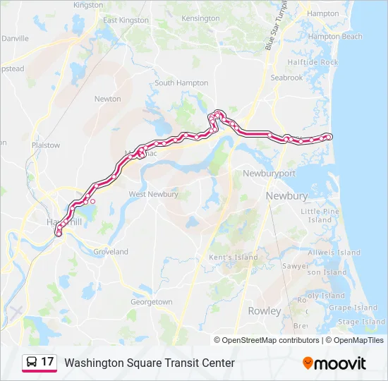 17 Bus Line Map