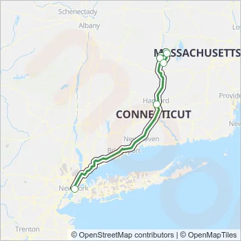 PETER PAN Bus Line Map