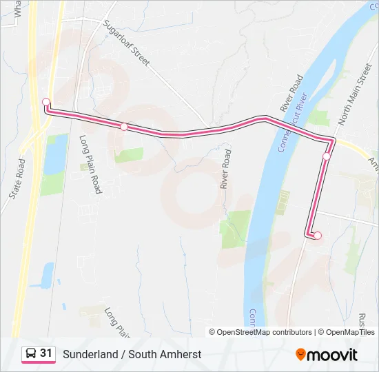 31 Bus Line Map