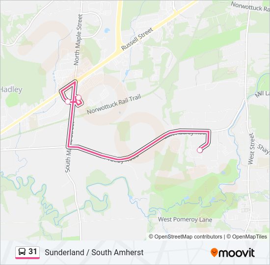 31 Bus Line Map