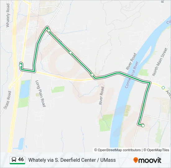 46 Bus Line Map