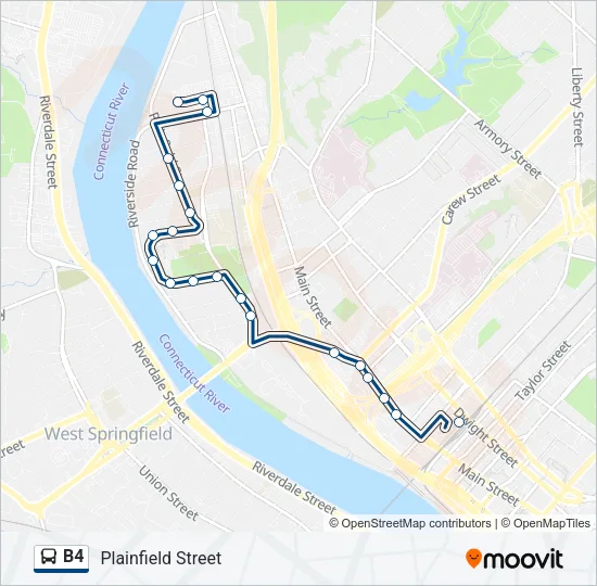 B4 Bus Line Map