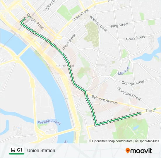 G1 Bus Line Map