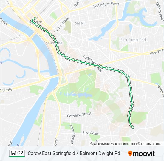 G2 bus Line Map