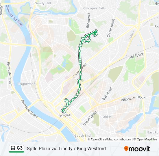 G3 Bus Line Map