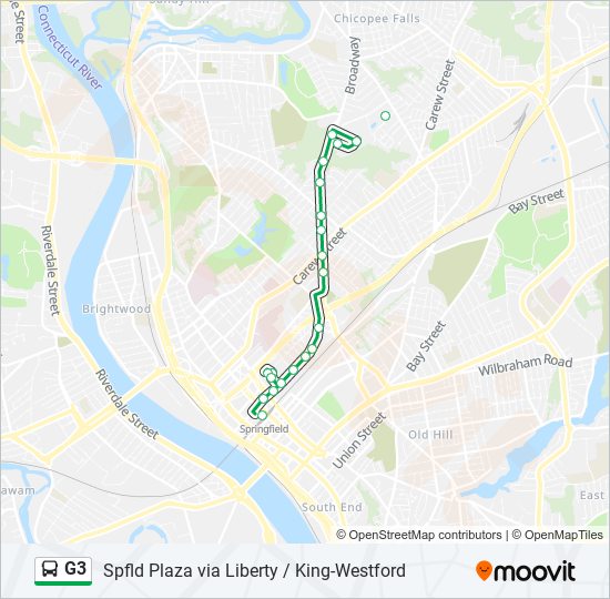 G3 bus Line Map