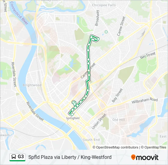 G3 Bus Line Map