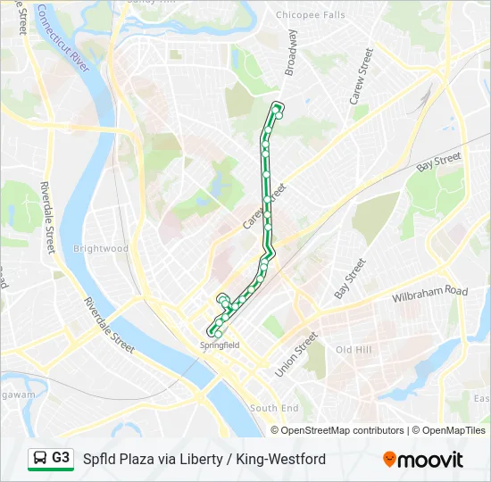 G3 Bus Line Map