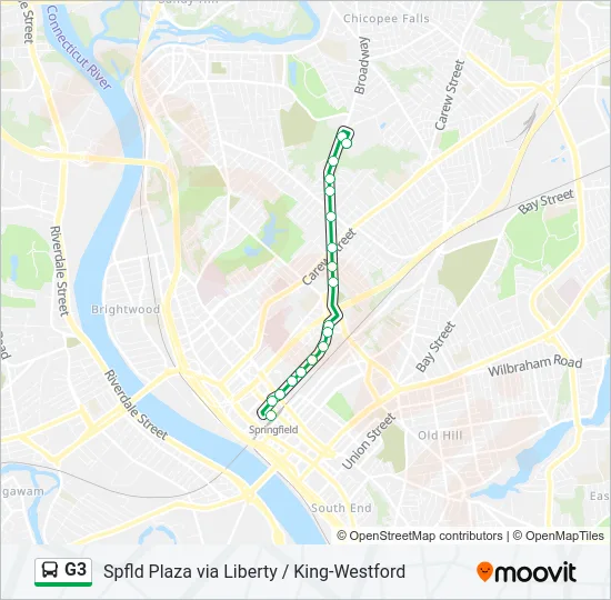 G3 Bus Line Map
