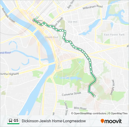 G5 Bus Line Map