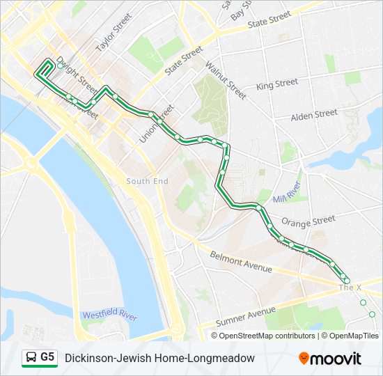 G5 Bus Line Map