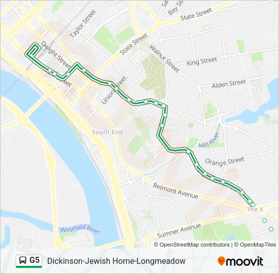 G5 Bus Line Map
