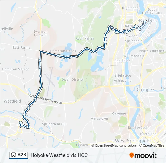 B23 Bus Line Map