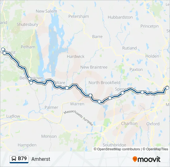 B79 Bus Line Map