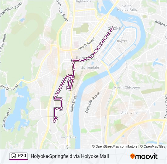 P20 bus Line Map