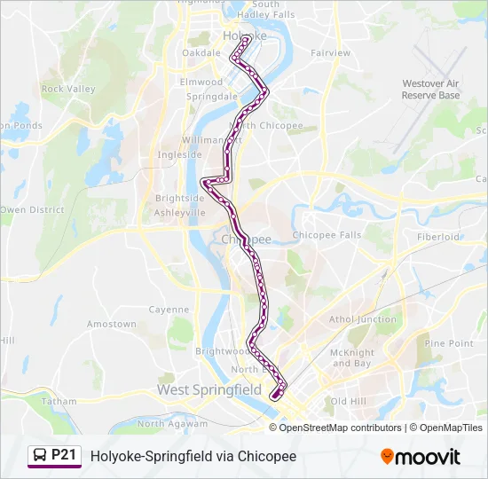 P21 Bus Line Map