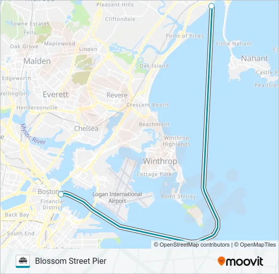 LYNN FERRY Ferry Line Map