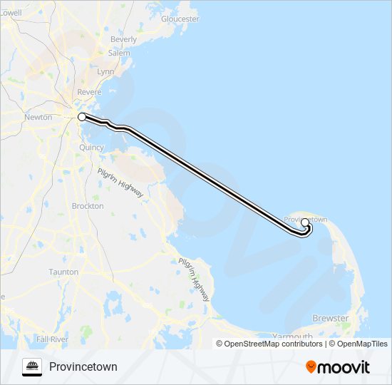 FAST FERRY ferry Line Map