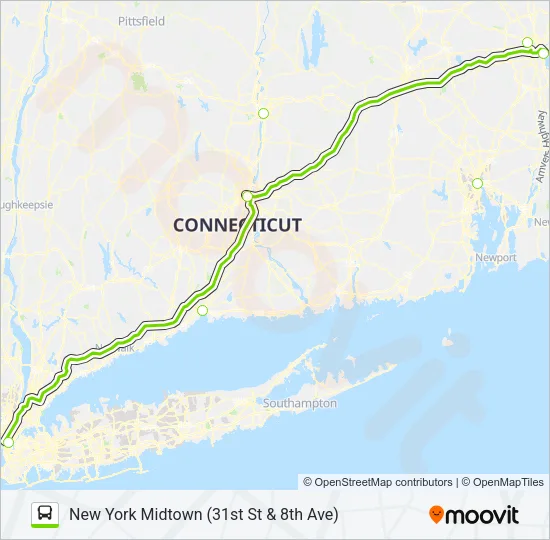 FLIXBUS 2610 Bus Line Map