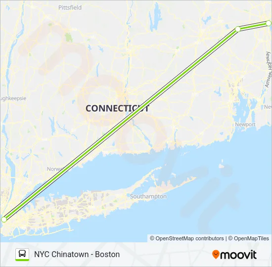 FLIXBUS 2611 Bus Line Map