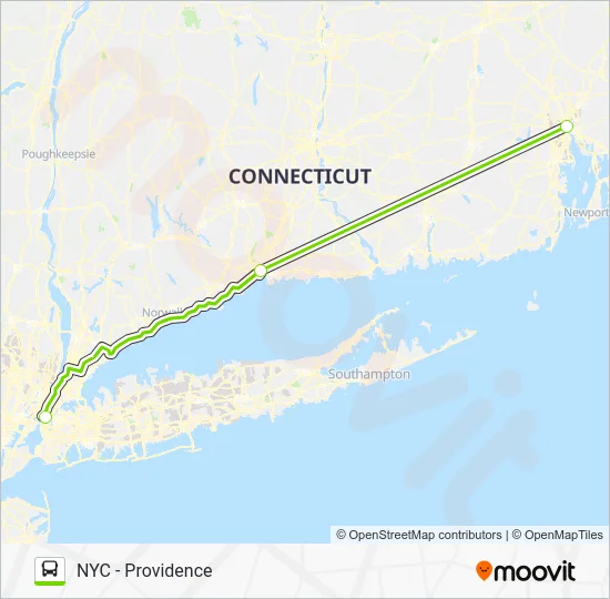 FLIXBUS 2616 Bus Line Map