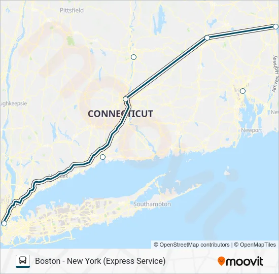 GREYHOUND US0230 Bus Line Map