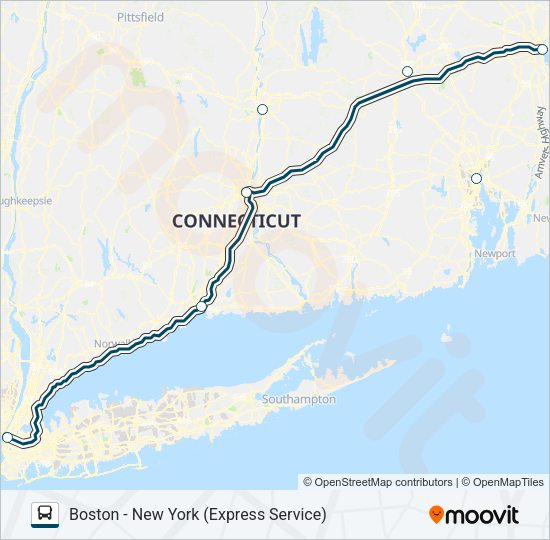GREYHOUND US0230 Bus Line Map