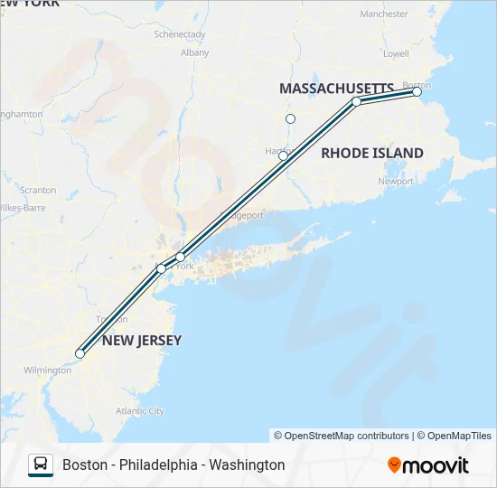 GREYHOUND US0235 Bus Line Map
