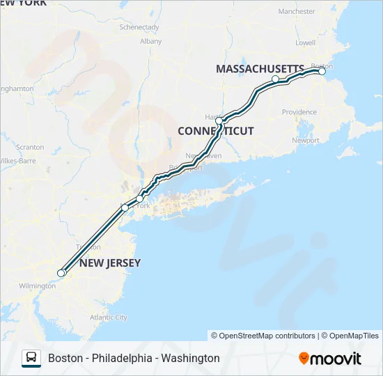 GREYHOUND US0235 Bus Line Map
